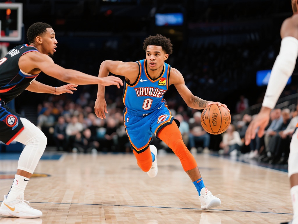 步行者雷霆大战6月9日 哈利伯顿巅峰集锦 雷霆则是一支靠防守驱动的队伍,他们的核心